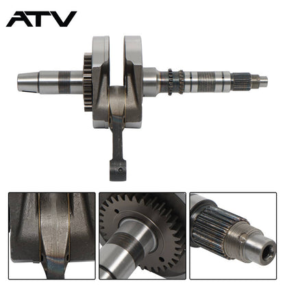 Solidspare Crankshaft + Bearing For Honda Rancher TRX420 Foreman TRX500 TRX520 Pioneer 500