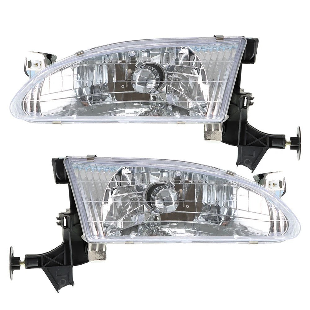 Headlight Set Left & Right FIT 1998-2000 Toyota Corolla TO2502121 TO2503121