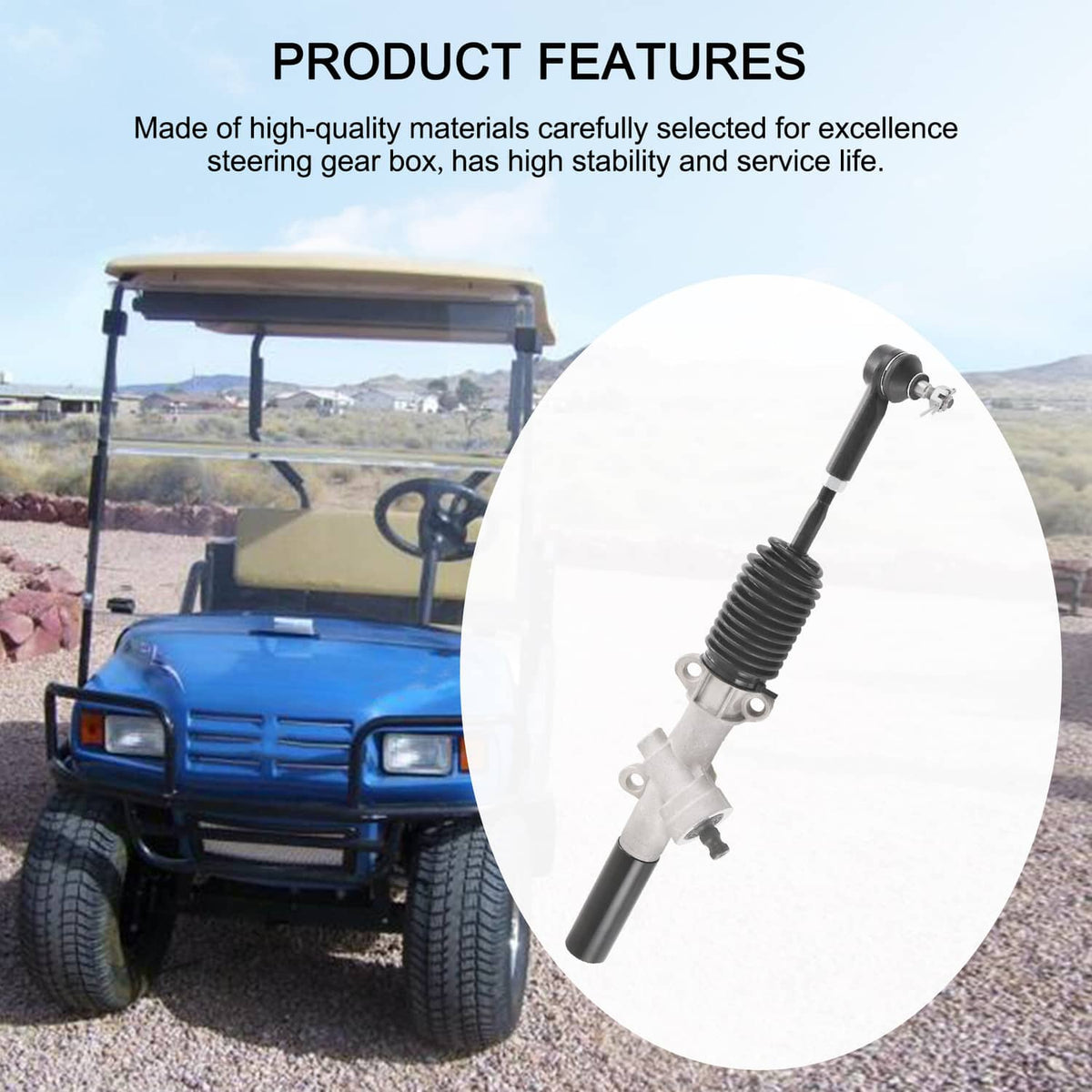 Solidspare Steering Gear Box Rack & Pinion Fits 2001-up EZGO Golf Cart TXT 70602G01