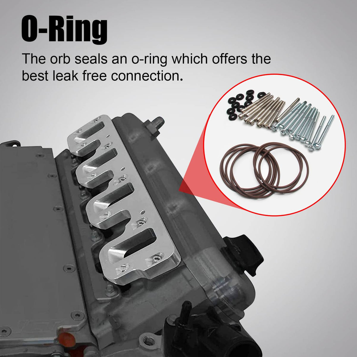 Solidspare For LS Cathedral Port Cylinder Head to Rectangle Port Intake Manifold Adapters