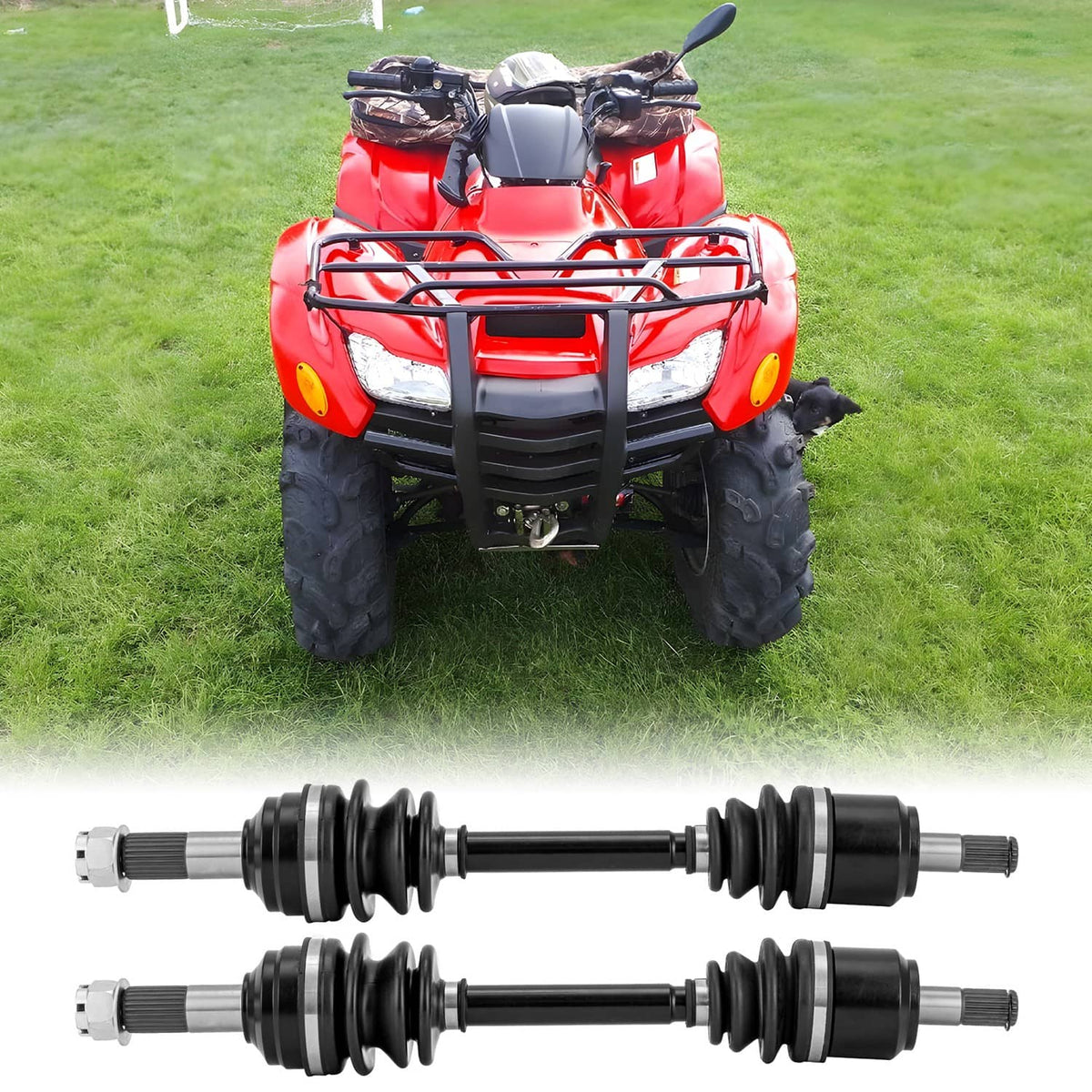 Solidspare Pair Front Left & Right CV Joint Axle for Honda TRX500FM Foreman Rubicon 500 4X4