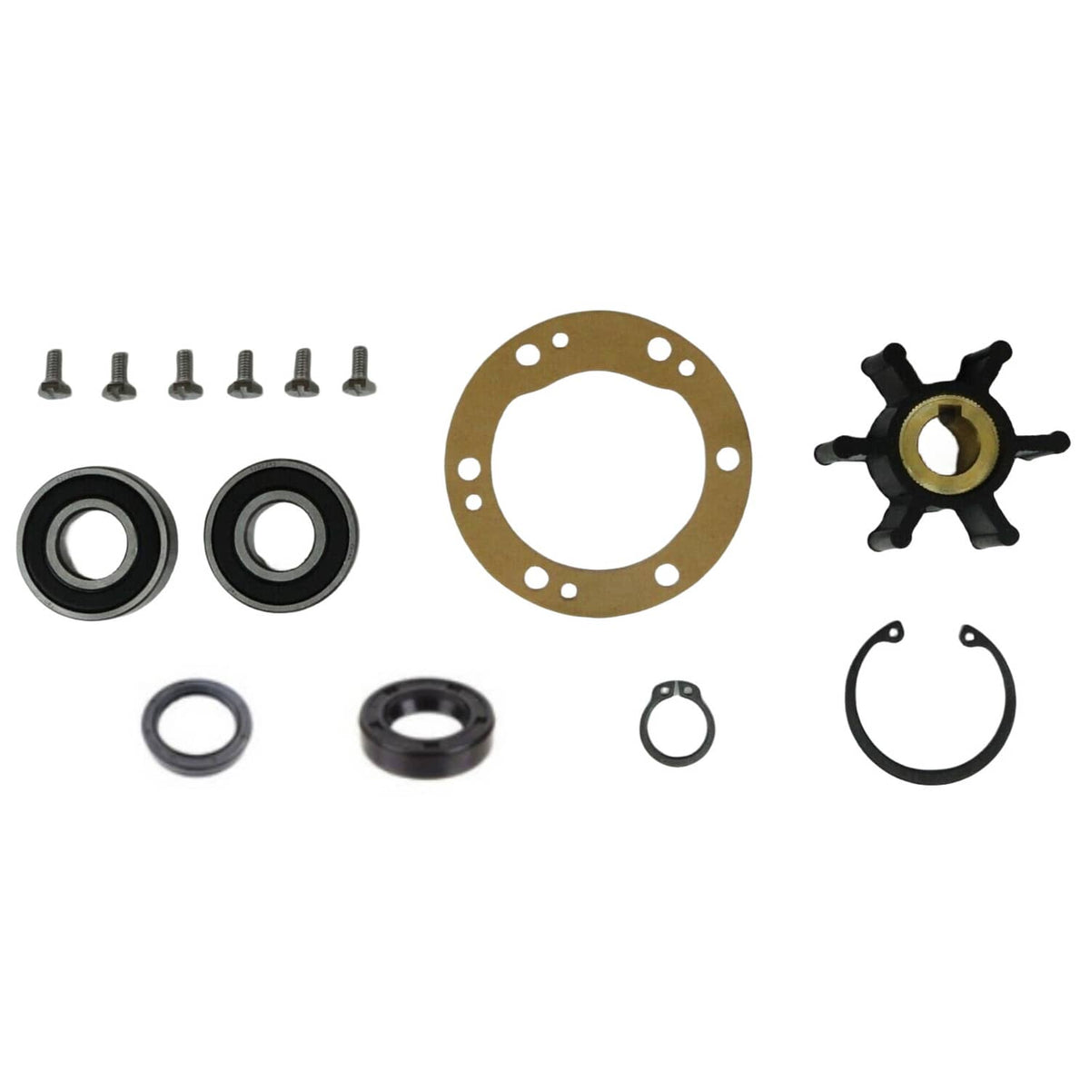 Solid Spare Replaces Yanmar Marine 3QM30 724770-42702 Raw Water Pump Major Repair Kit