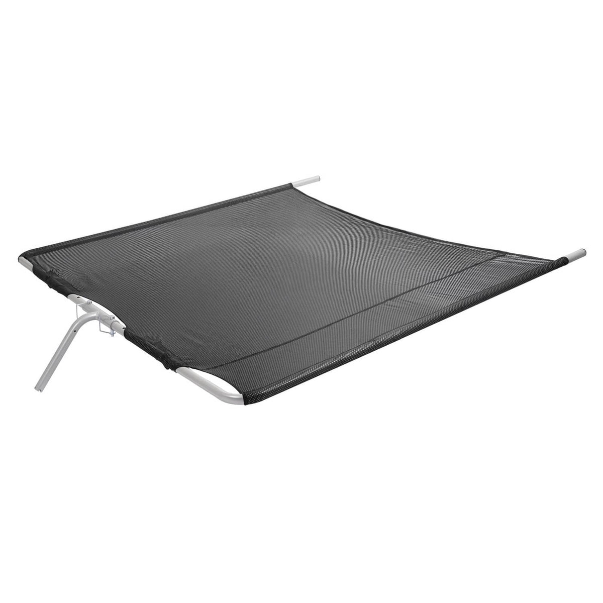 Solidspare Boat Sun Shade Silvery Black Aluminium Powder Coated  For Boats 25 ft and Under
