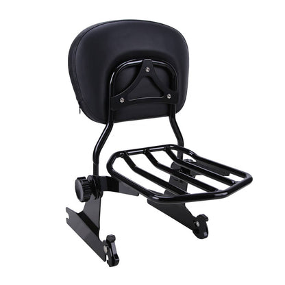Solidspare 94-03 Backrest Sissy Bar + Luggage Rack For Harley Sportster XL 883 1200 Custom