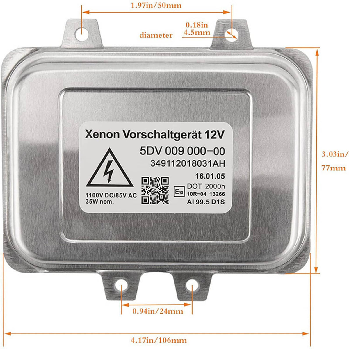 Solidspare Xenon Headlight Ballast Control Unit For 2007-2014 Cadillac Escalade 5DV00900000