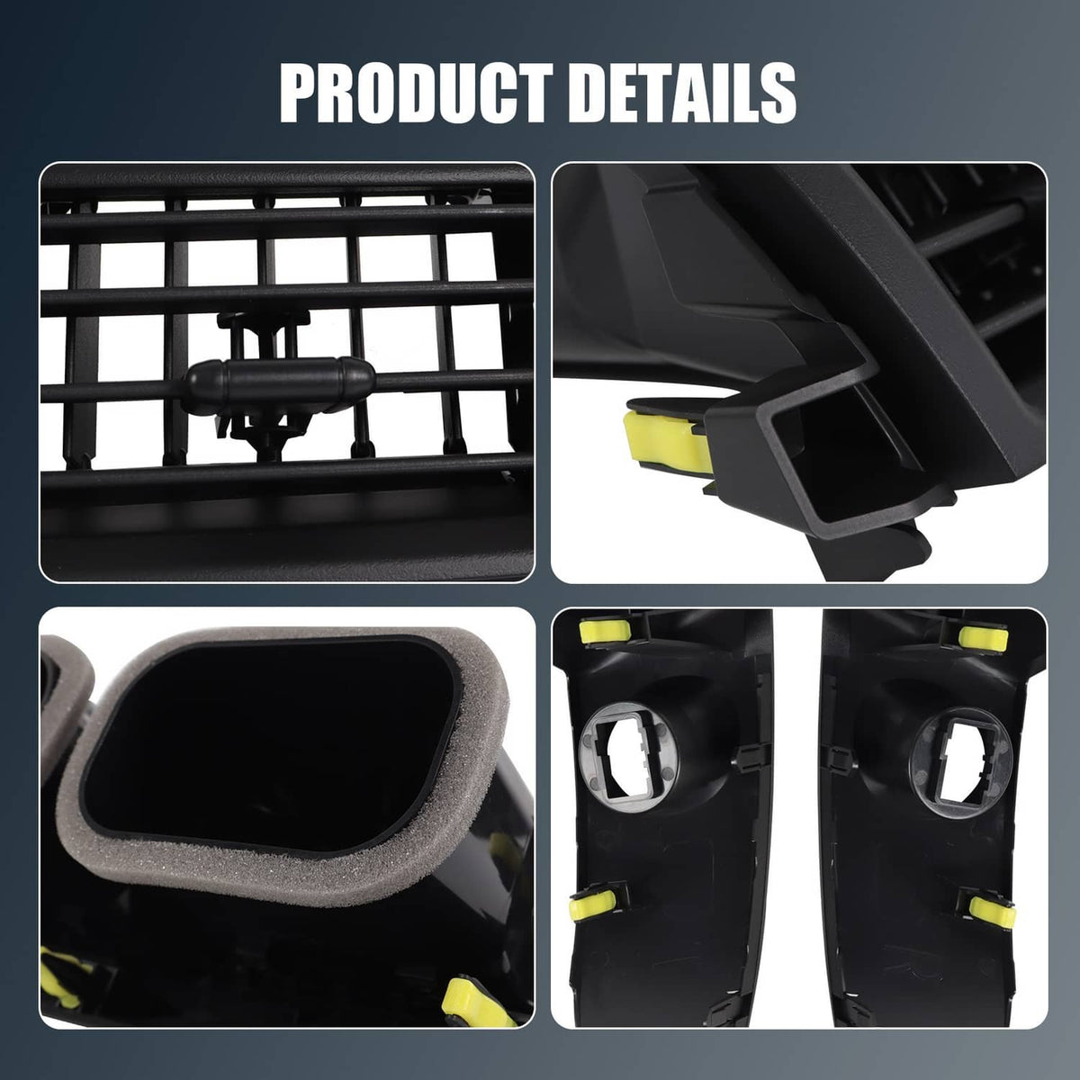 Solidspare 55670-42060-B0 Center Dash A/C Air Vent Trim Cover NEW For 2006-2012 Toyota RAV4