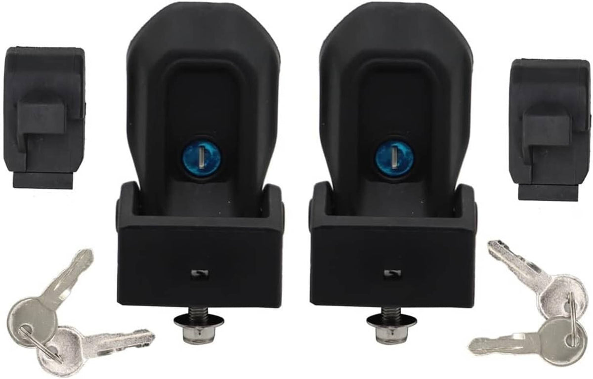 Solid Spare Hood Latches Catch Lock Kit for Jeep Wrangler JL Gladiator JT 2018-2024 With Key