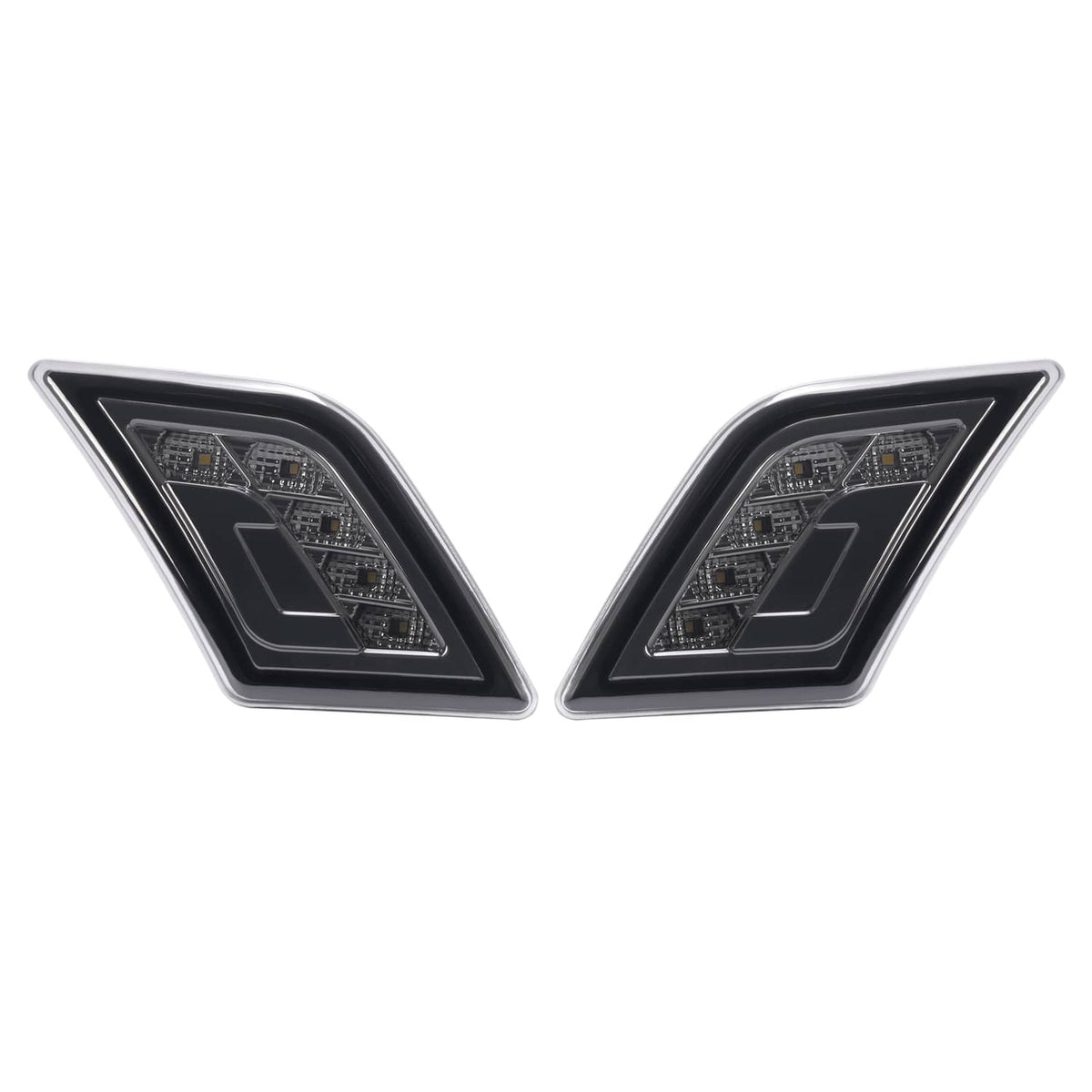 Solid Spare LED Smoke Side Marker Corner Lights For Mercedes-Benz C300/C350/C63 AMG 08-11