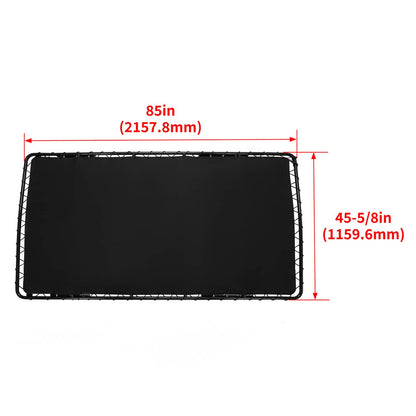 Solidspare 85" Golf Cart Roof Top Kit Sun Top For Club Car Precedent Tempo Onward 4-Seat