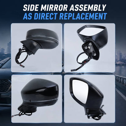 Solidspare Left Driver Side Mirror for 2017-24 Mazda CX-5 With BSM Power Turn Signal Light