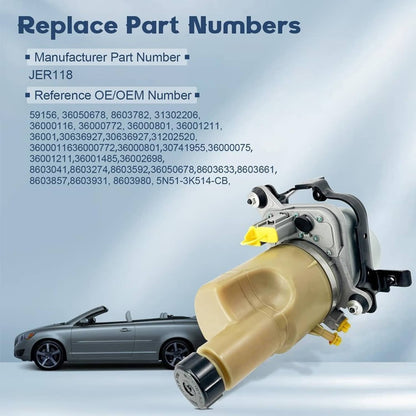 Solidspare New Power Steering Pump for Volvo 2005-2013 C30 S40 V50 C70 36050678 36001485