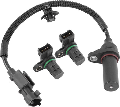 Solid Spare 1x Crankshaft 2x Camshaft Position Sensor FOR Hyundai Tucson Kia Forte Soul USA