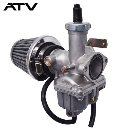 Solidspare Carburetor Carb & Air Filter Fit For Honda Fourtrax TRX200SX 1986