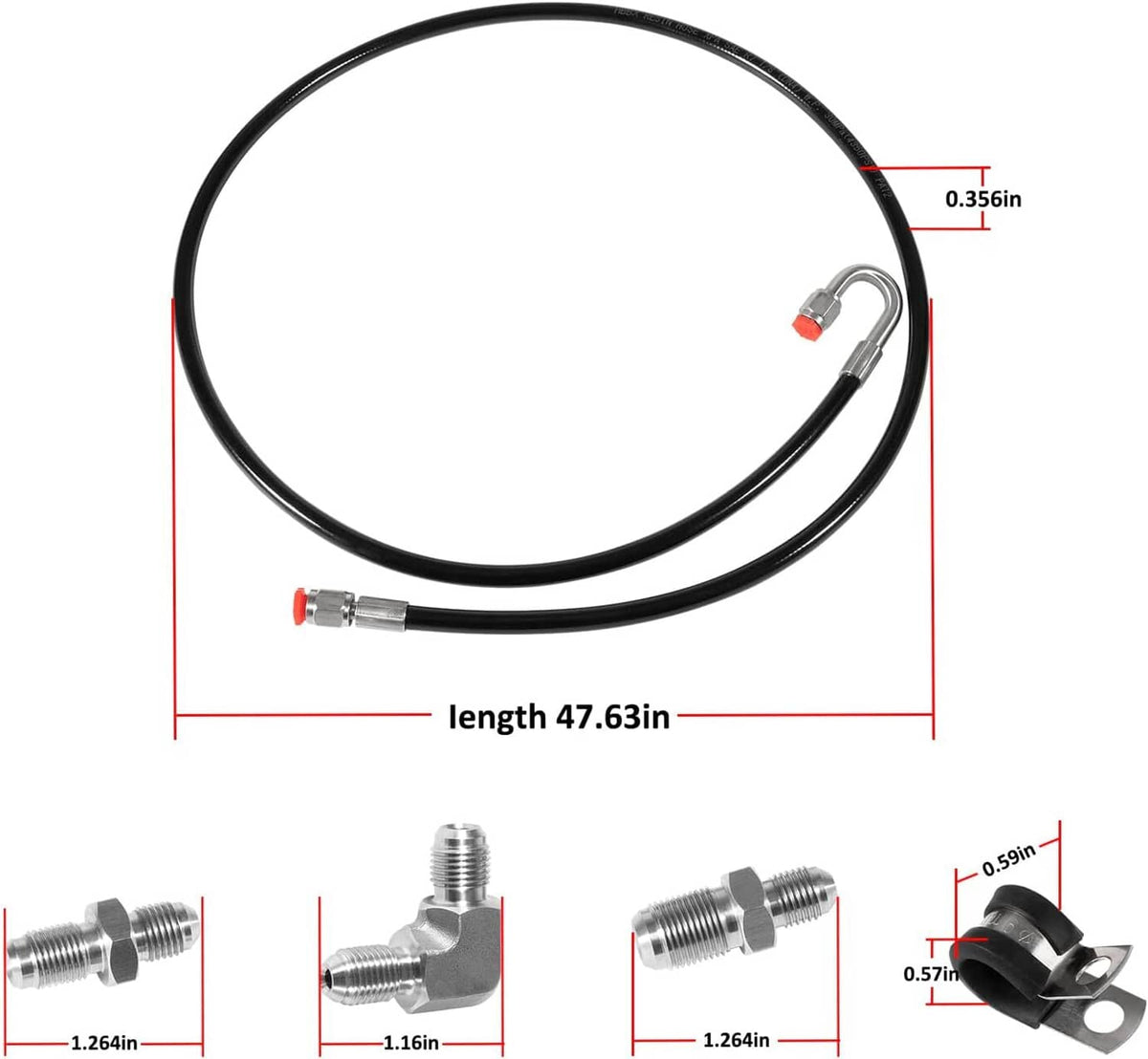 Solid Spare Clutch Line Kit for K Swap for Honda-Acura Civic Crx Integra K20 K24 K Series
