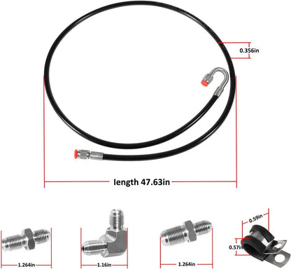 Solid Spare Clutch Line Kit for K Swap for Honda-Acura Civic Crx Integra K20 K24 K Series