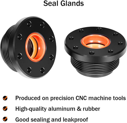 Solid Spare Bracket Puller + Front Mount Hydraulic Steering Cylinder Seal for Seastar