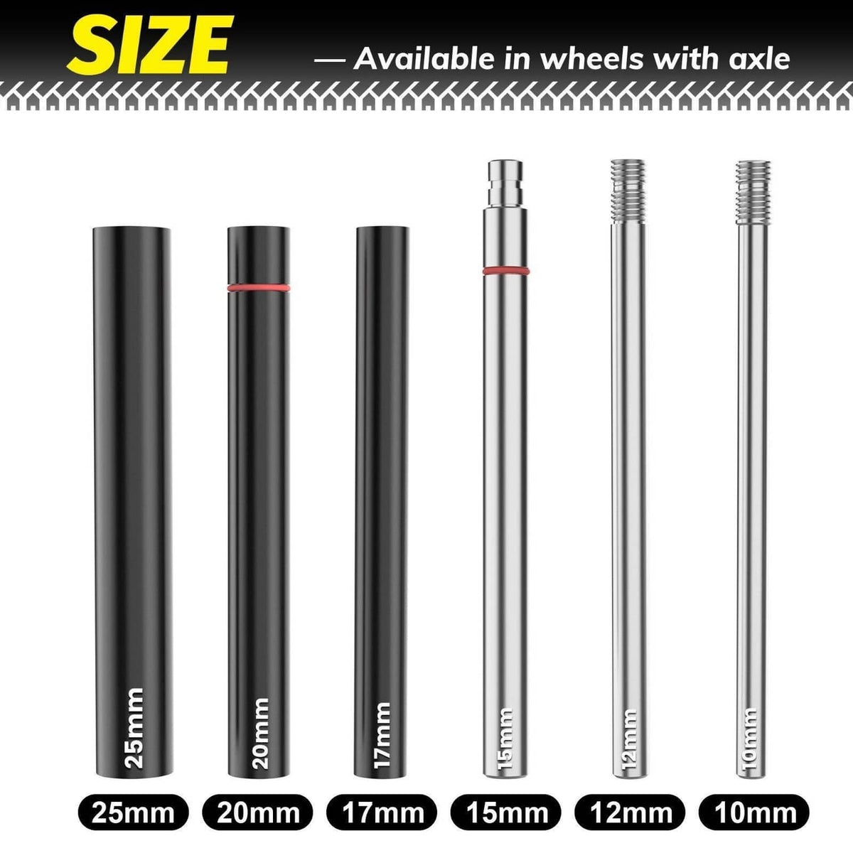 Solidspare Dirt Bike Tire Changing Tool Kit Fit for Motocross and Enduro 16" to 21" 15-25mm