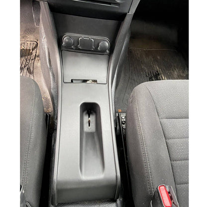 Solid Spare For Dodge Charger Police 2011-2020 Center Console Plastic Upholstered Trim Black