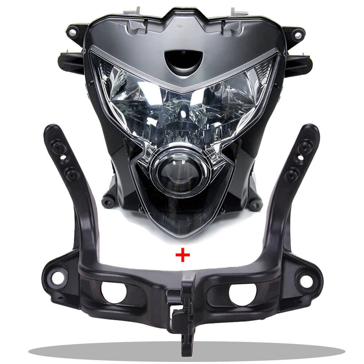 Solidspare Front Headlight +Upper Stay Fairing Bracket For 2004-2005 Suzuki GSXR600 GSXR750