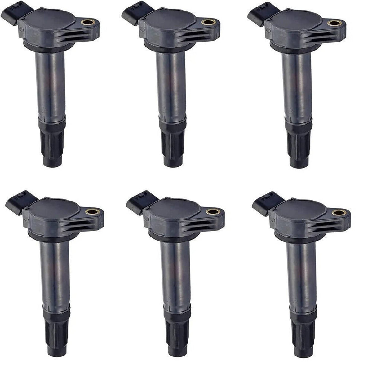 Solidspare 6Pcs Ignition Coil & Platinum TT Spark Plug For Toyota Lexus Camry 90919A2002