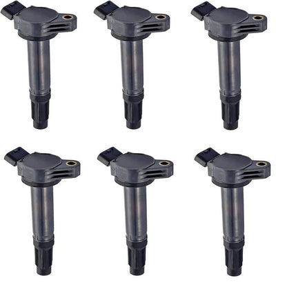 Solidspare 6Pcs Ignition Coil & Platinum TT Spark Plug For Toyota Lexus Camry 90919A2002