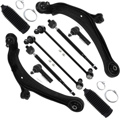 Solidspare New For 2011-17 Honda Odyssey Front Lower Control Arm Tie Rod End Suspension Kit