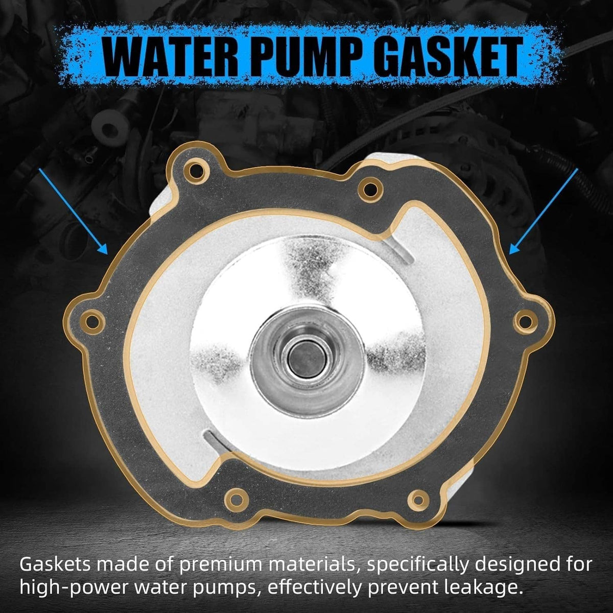 Solidspare Water Pump for 2007-2016 GMC Acadia Buick Enclave Chevy Traverse 3.6L 12637479