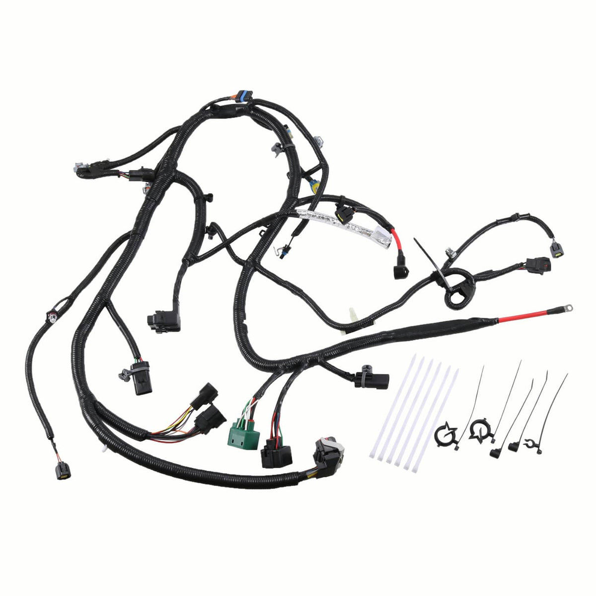 Solidspare OEM#4C3Z12B637AA Engines Wiring Harness For Ford 6.0L Super Duty 9-23-03 & After