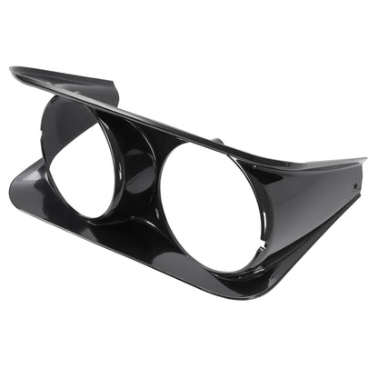 Solid Spare Black Headlight Bezel Trim Driver Side LH For Chevrolet C3 Corvette 1968-1982