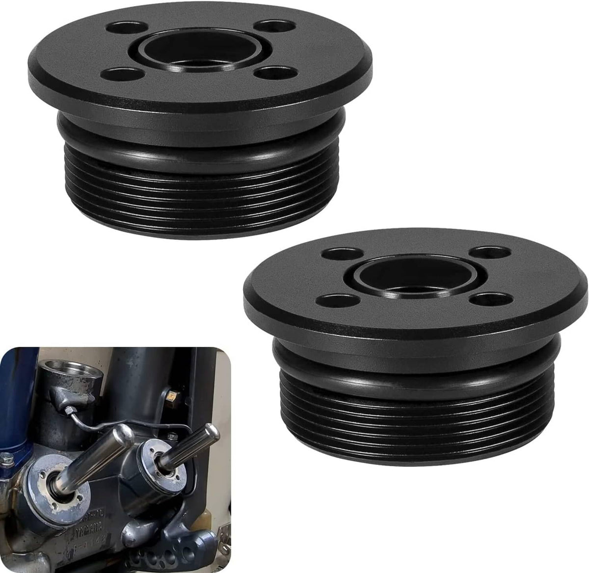 Solid Spare 2X Screw Cylinder Inclued Seals 64E-43821 For Yamaha Outboard Motor 115-300HP