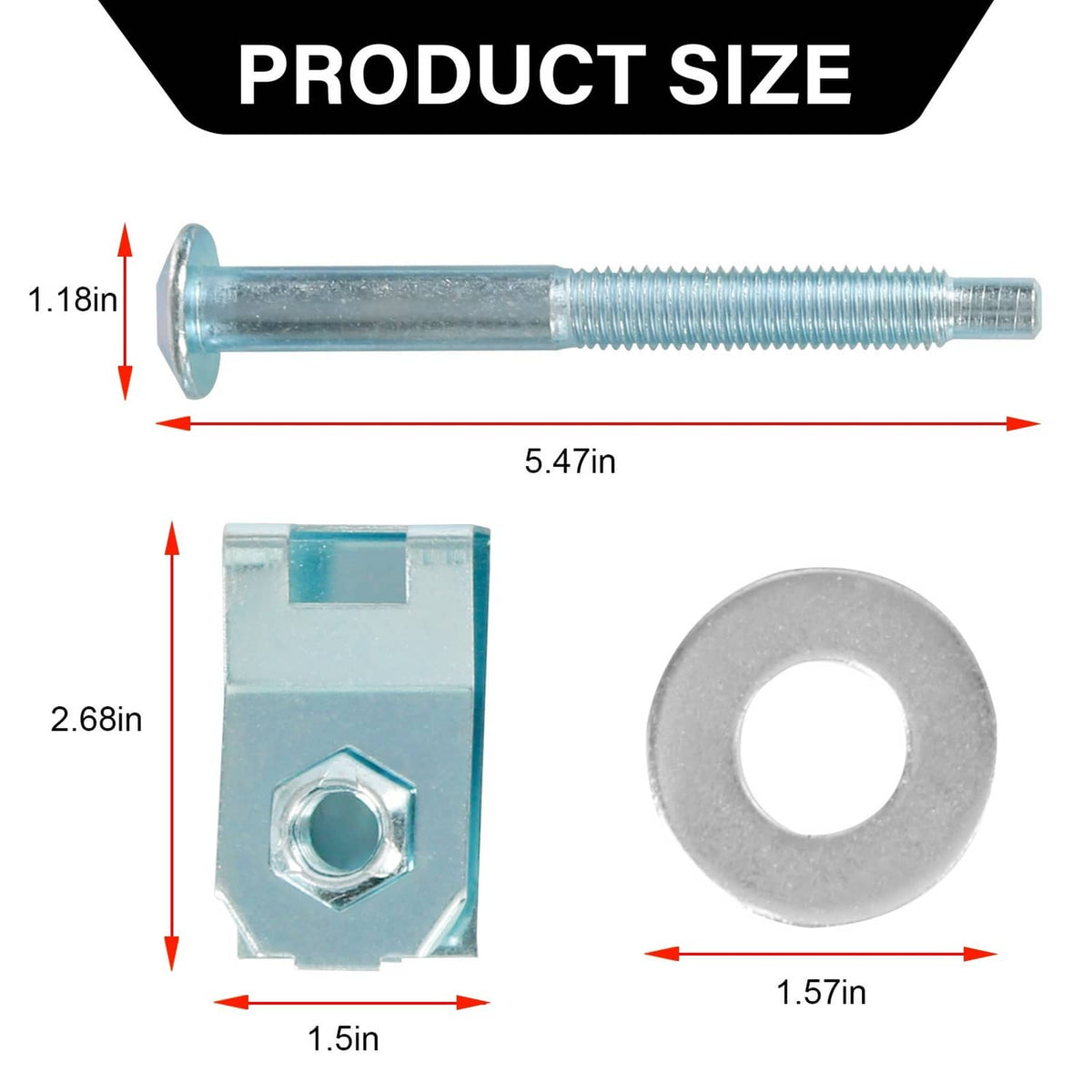 Solidspare Bed Mounting Hardware 8 Bolts Set Kit For 2004-2014 Ford F150 Truck 924-312