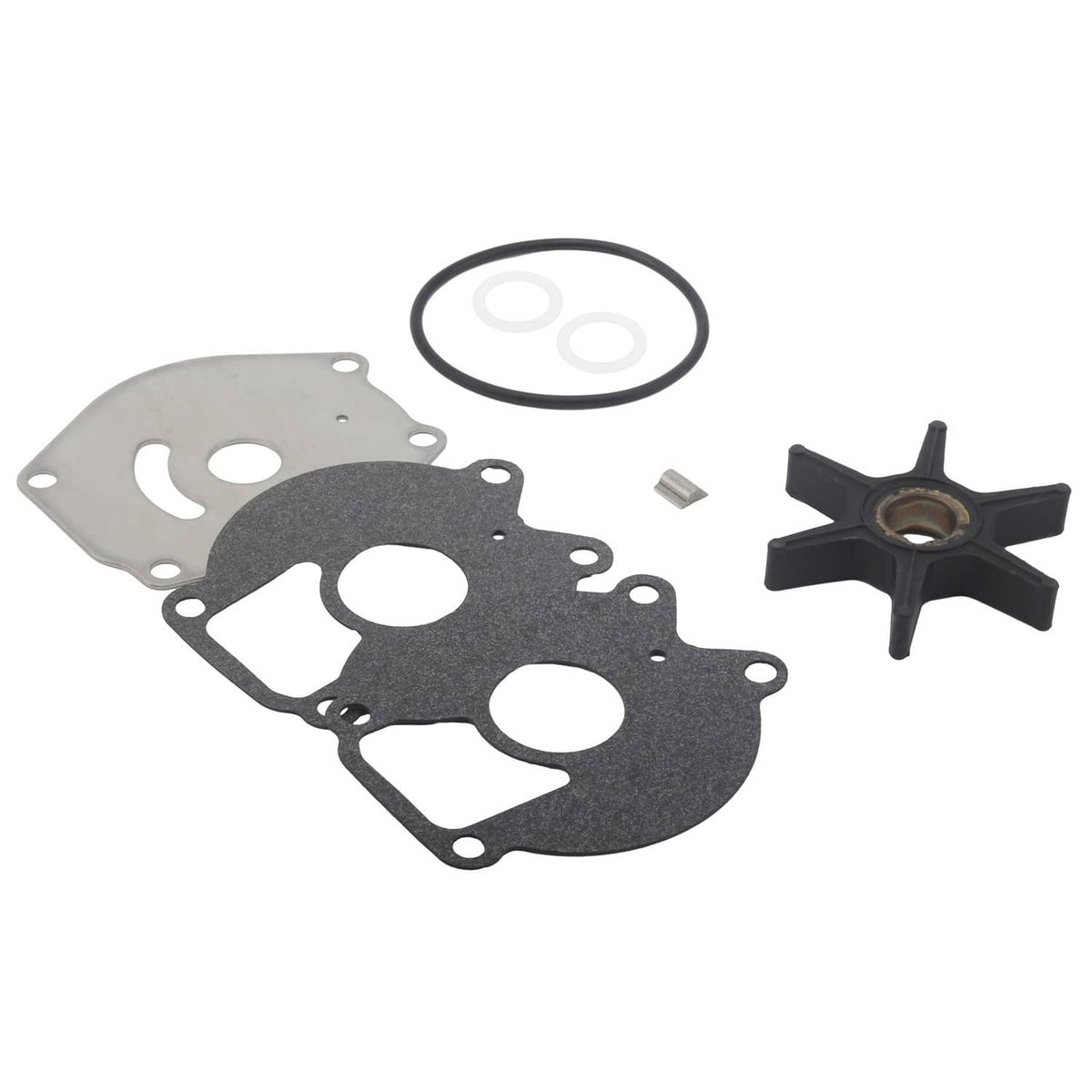 Solid Spare 85089Q4 Water Pump Impeller Kit Mercury 8 9.9 13.5 15 18 20 25 HP 2 Cyl Outboard