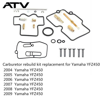 Solidspare Carburetor Rebuild Kit For 2004-2009 Yamaha YFZ450 Carb Repair 5TG-14101-31-00