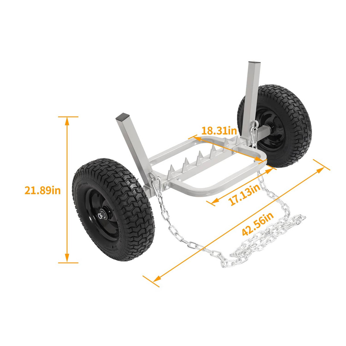 Solidspare For universal Log Skidder Arch Trailer Heavy Duty Steel Log Holder Log Dolly