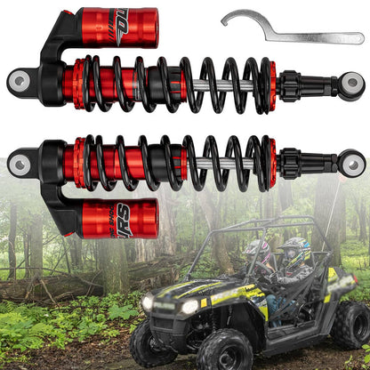 Solidspare Adjustable Front Left Right Shocks Fit for Polaris RZR 170 2009-2021 Black&Red