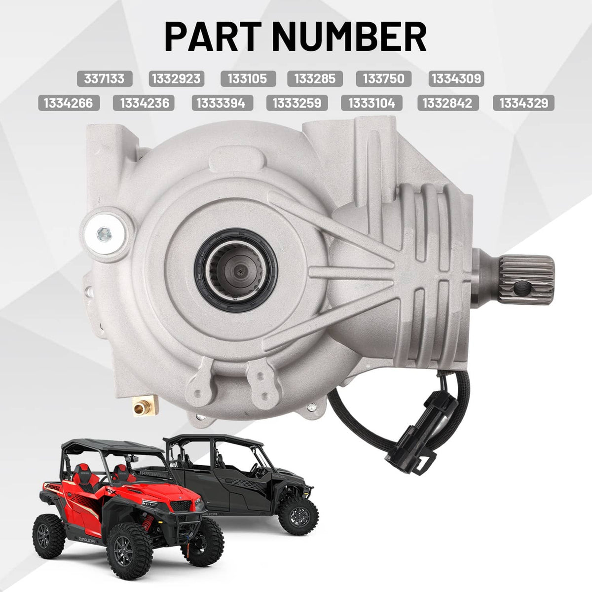 Solidspare 1337133 Front Differential Assembly For 2015-2023 Polaris Ranger 570 / 570 Crew