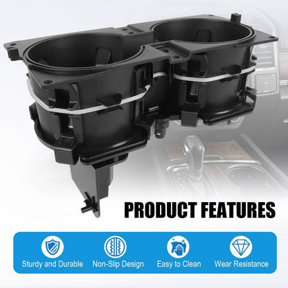 Solidspare Front Center Console Cup Holder JL1Z-7813562-AA For 2018-2021 Ford Expedition