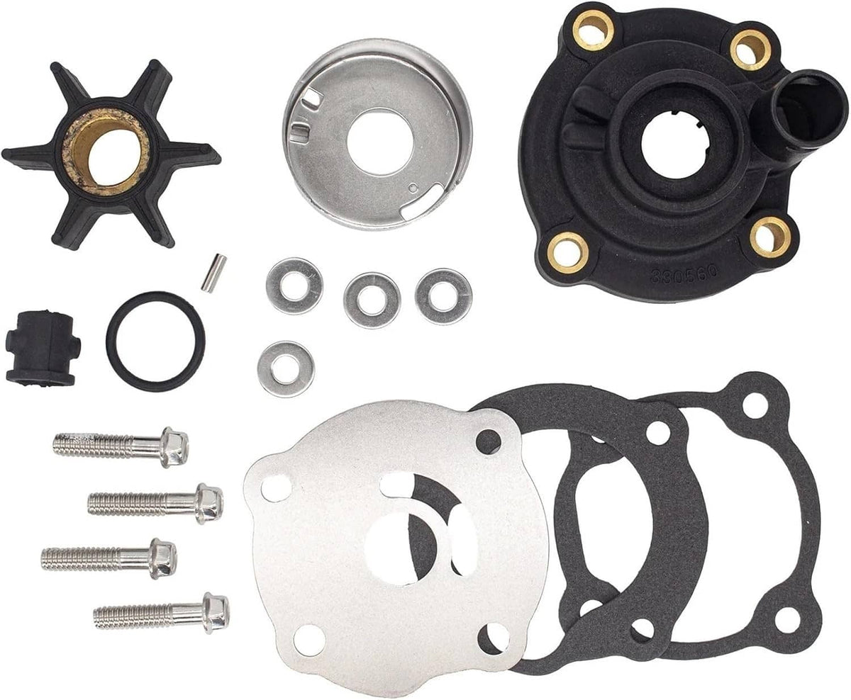 Solid Spare Johnson Evinrude OMC 25 35 HP Outboard Water Pump Rebuild Kit 389611 0389980 NEW