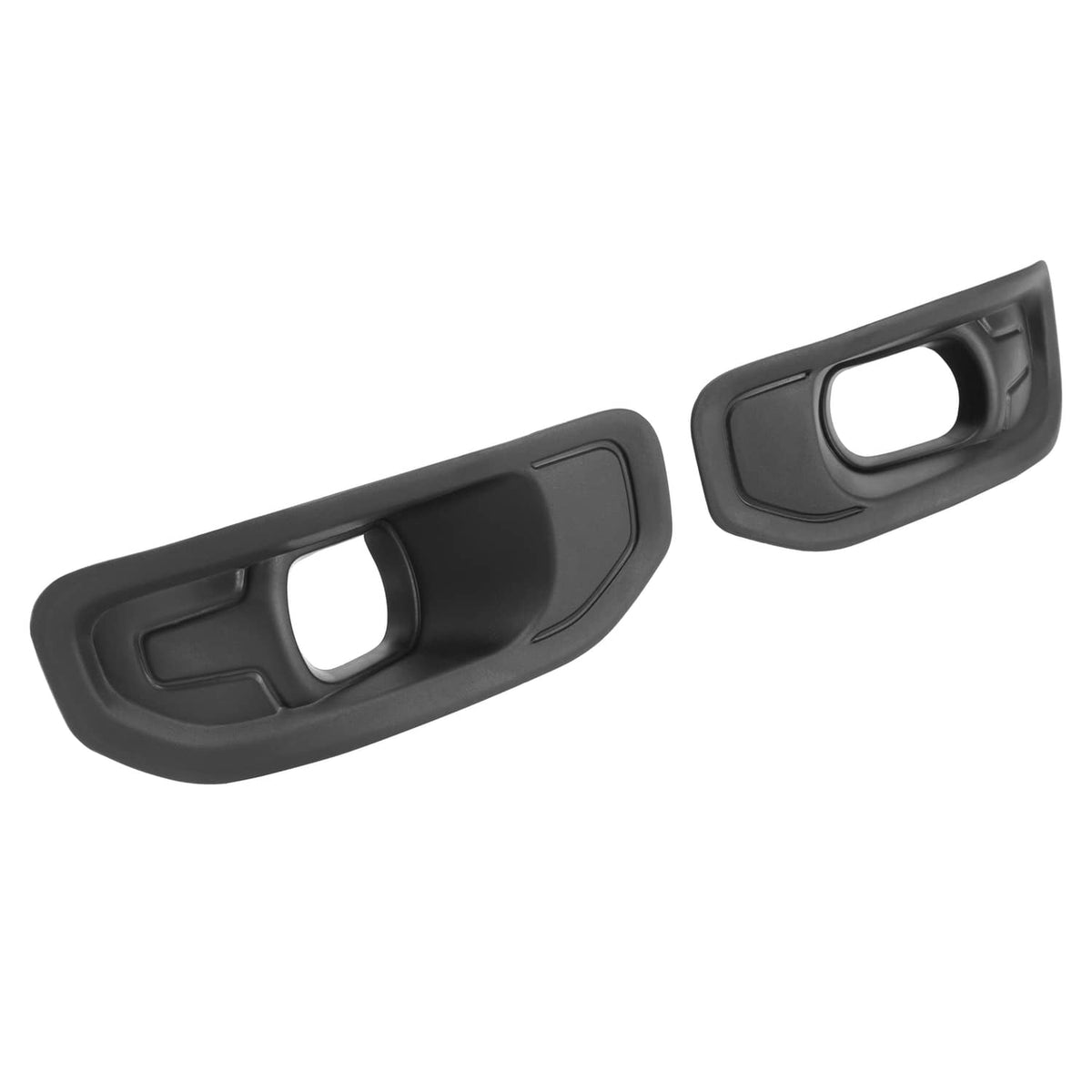 Solid Spare For Ram 1500 2019-2024 Front Driver & Passenger Side Fog Light Lamp Bezel Kit