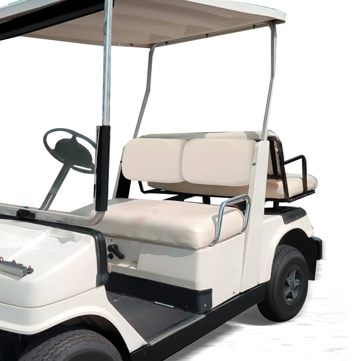 Solidspare White Golf Cart Front Seat Back For Yamaha G9/G14/G16/G19/G20/G22 1991-2007