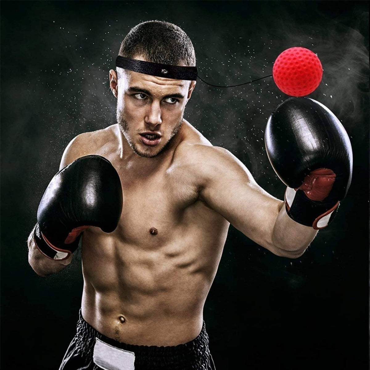 Solid Spare Boxing Reflex Ball with Adjustable Headbands, Training Equipment, Punching Ball