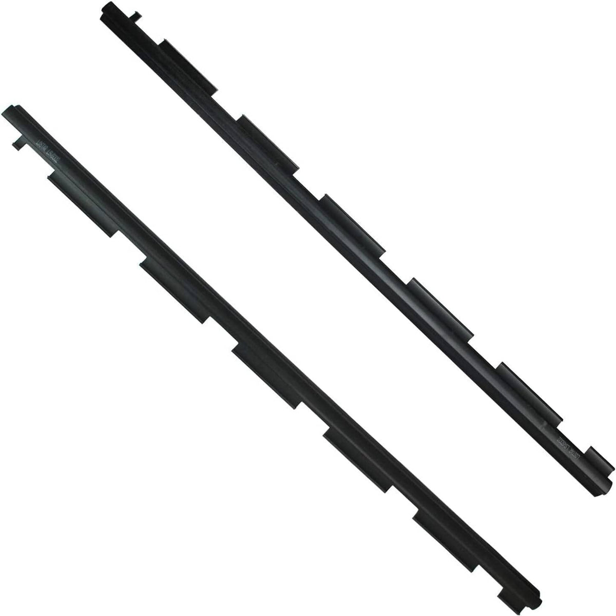 Solidspare 2Psc Outer Front Window Sweep Weatherstrip Seal Set for Chevy GMC Pickup Truck