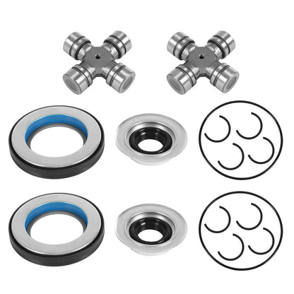 Solidspare Front Axle Seal And Greaseable U Joint Kit For Ford 2005-14 F250 F350 Super Duty