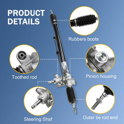 Solidspare Power Steering Rack & Pinion Assembly For 2003-2007 Honda Accord 04-08 Acura TL