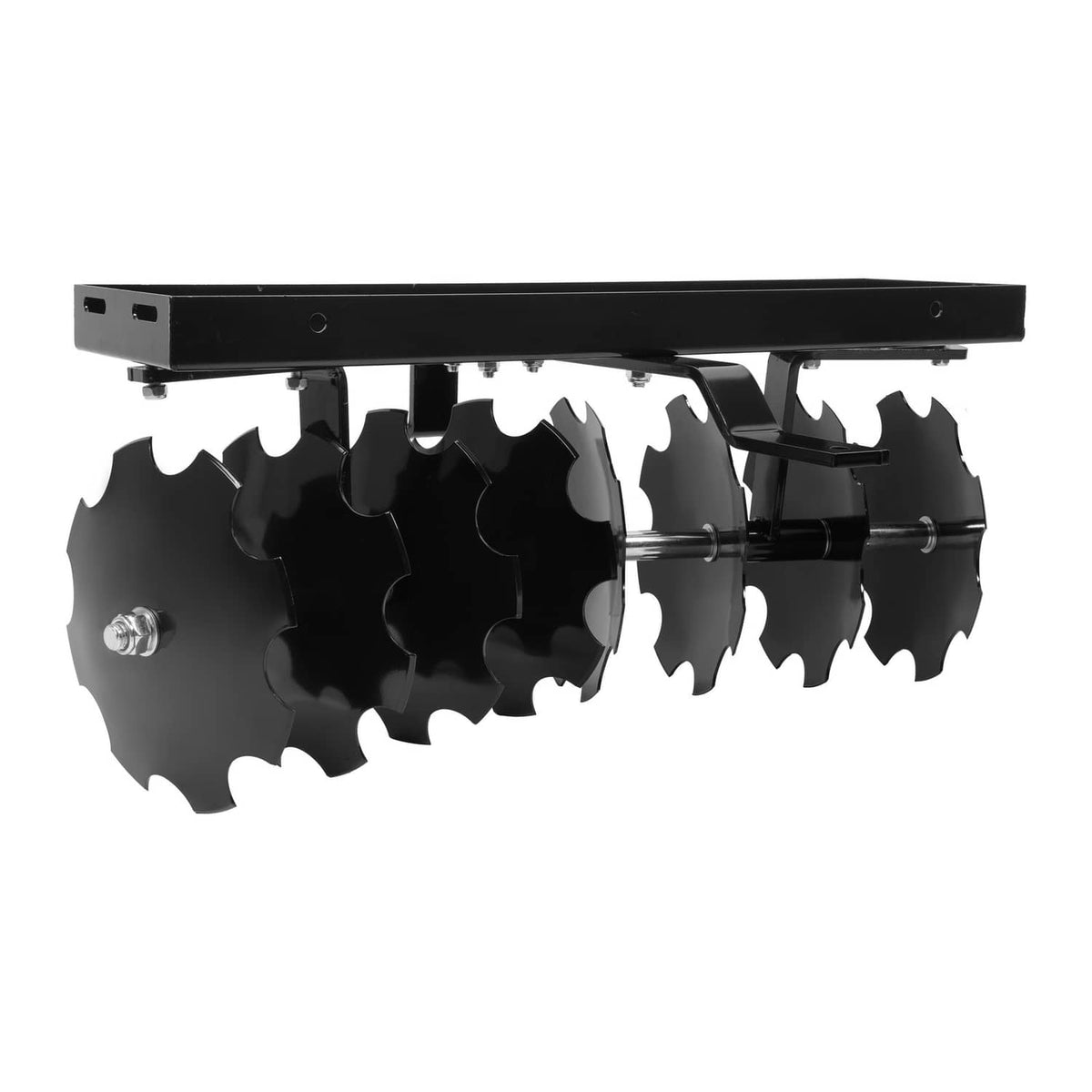 Solidspare Rear Disc Harrow 11" Steel Tow For Universal Tractor Sleeve Hitch Attachment
