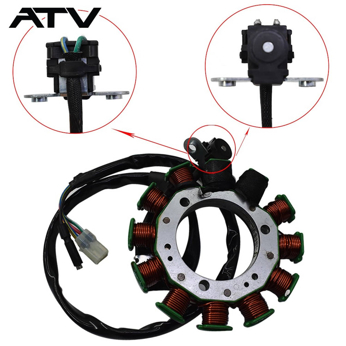 Solidspare Stator + Gasket For Honda Sportrax 400 TRX400EX 2x4 1999-2008