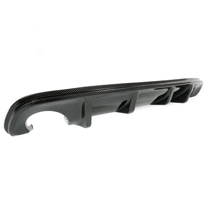 Solid Spare Rear Lip For 2014-2017 Infiniti Q50 Bumper Diffuser Wing Carbon Fiber Style