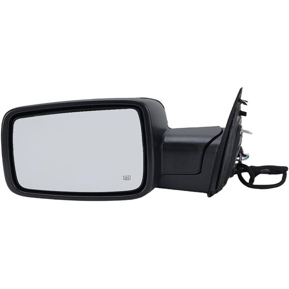 Solidspare Left Side Mirror For 2013-2019 Ram 1500 Chrome Power Fold+ Heated+Temper Sensor