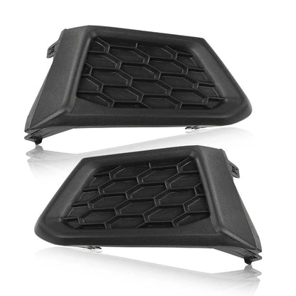 A Pair Front Bumper Lamp Bezel Fog Light Cover Fit For 2019-2021 Nissan Altima