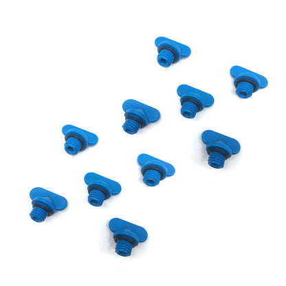 Solid Spare For Mercruiser Manifold Block Drain Blue Plug Kit 8M2000874 22-806608A1 10Pcs
